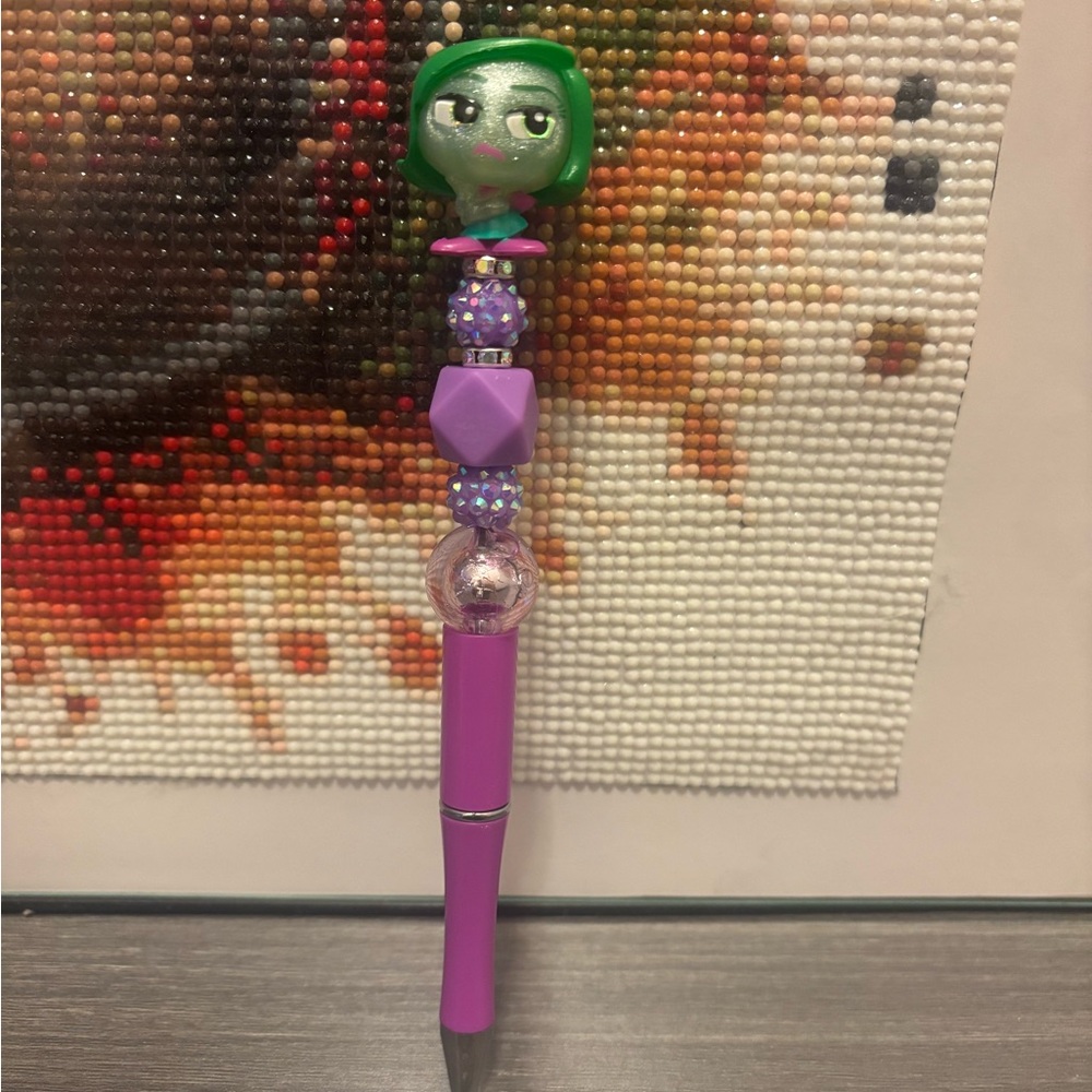 Green and Purple Disgust Pen